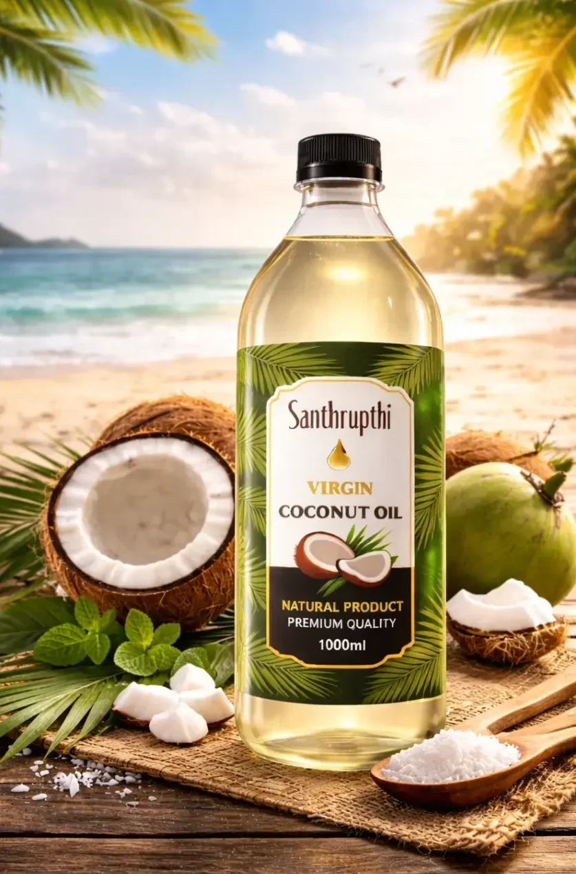 Santhrupthi Coconut Oil pure natural coconut oil